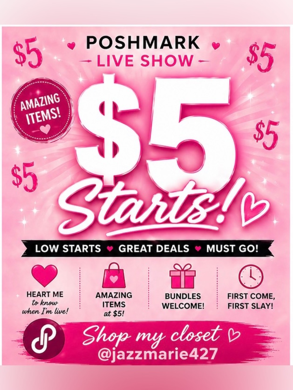 $5 Starts Boss Blessing Closet Sale
